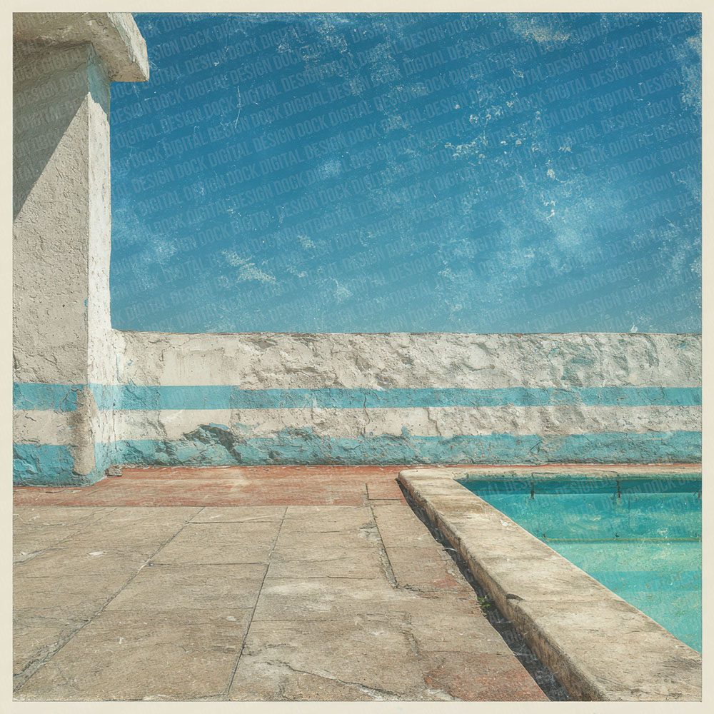 Empty Pool Fade Digital Paper Pack (DDD001596)