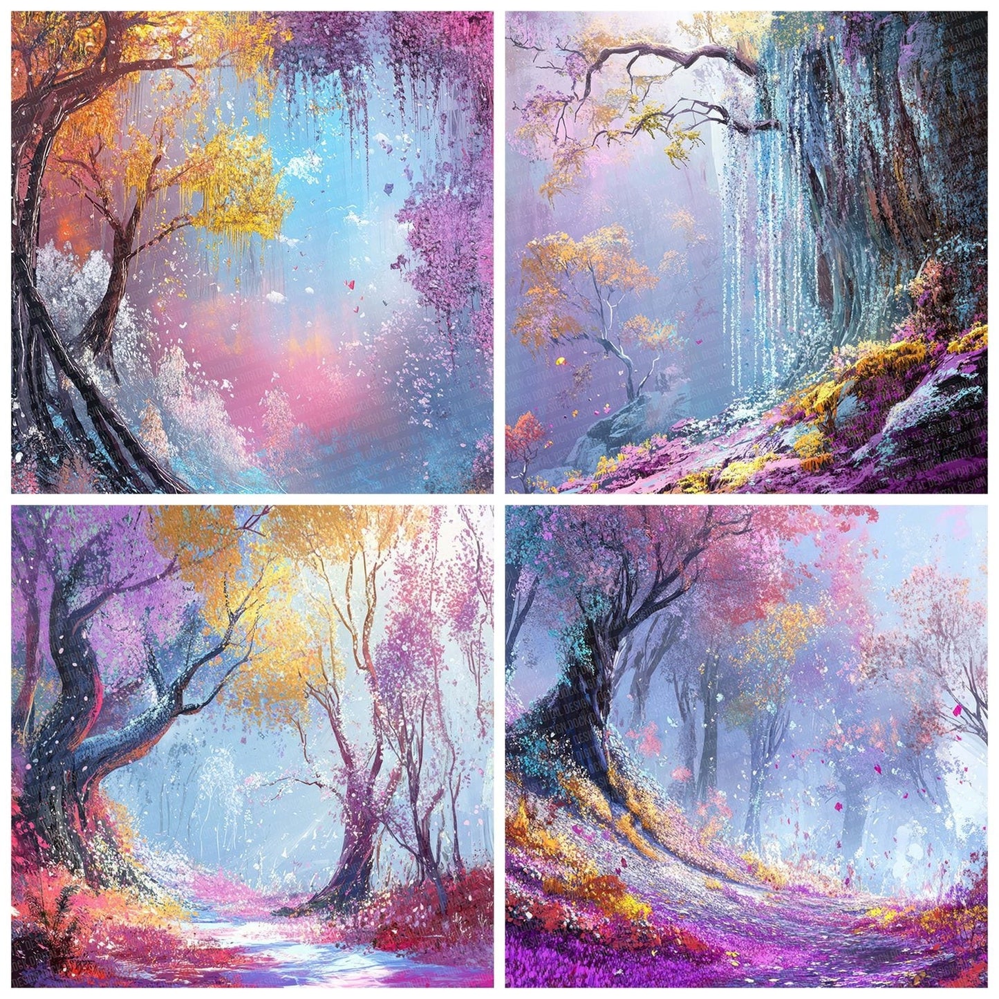 Enchanted Forest Fade Digital Paper Pack (DDD001599)