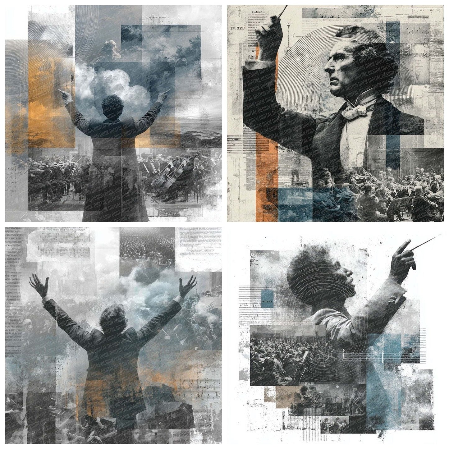 Epic Orchestra Moodboard Digital Paper Pack (DDD001607)