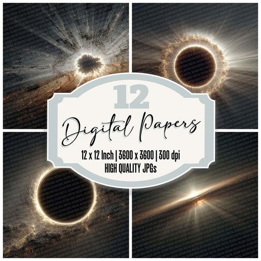 Event Horizon Glow Digital Paper Pack (DDD001622)