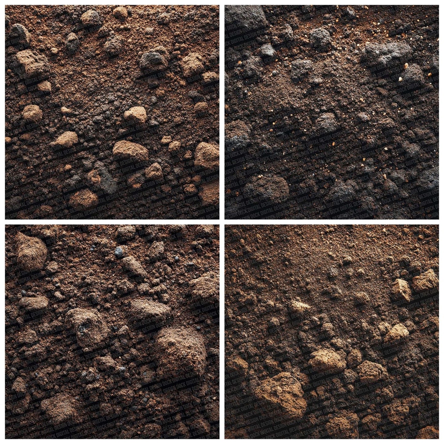 Farm Soil Texture Digital Paper Pack (DDD001681)
