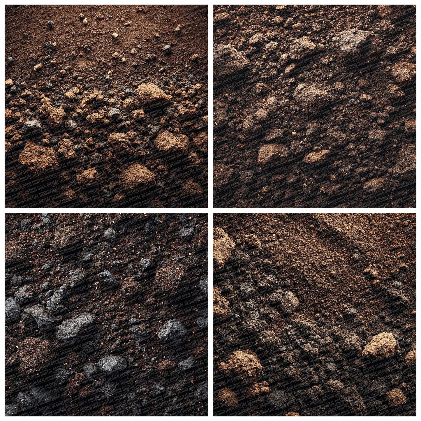 Farm Soil Texture Digital Paper Pack (DDD001681)
