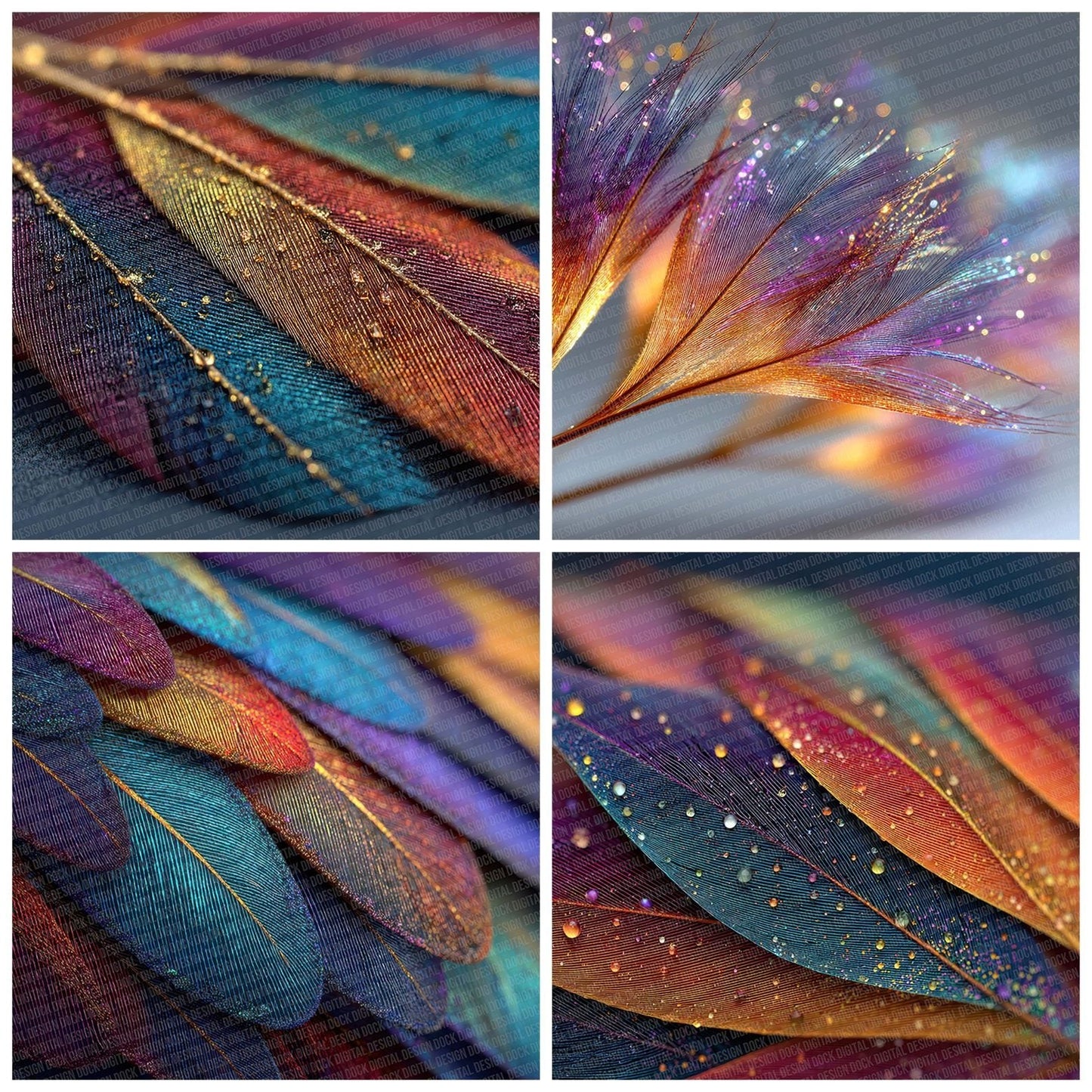 Feather Shine Threads Digital Paper Pack (DDD001690)