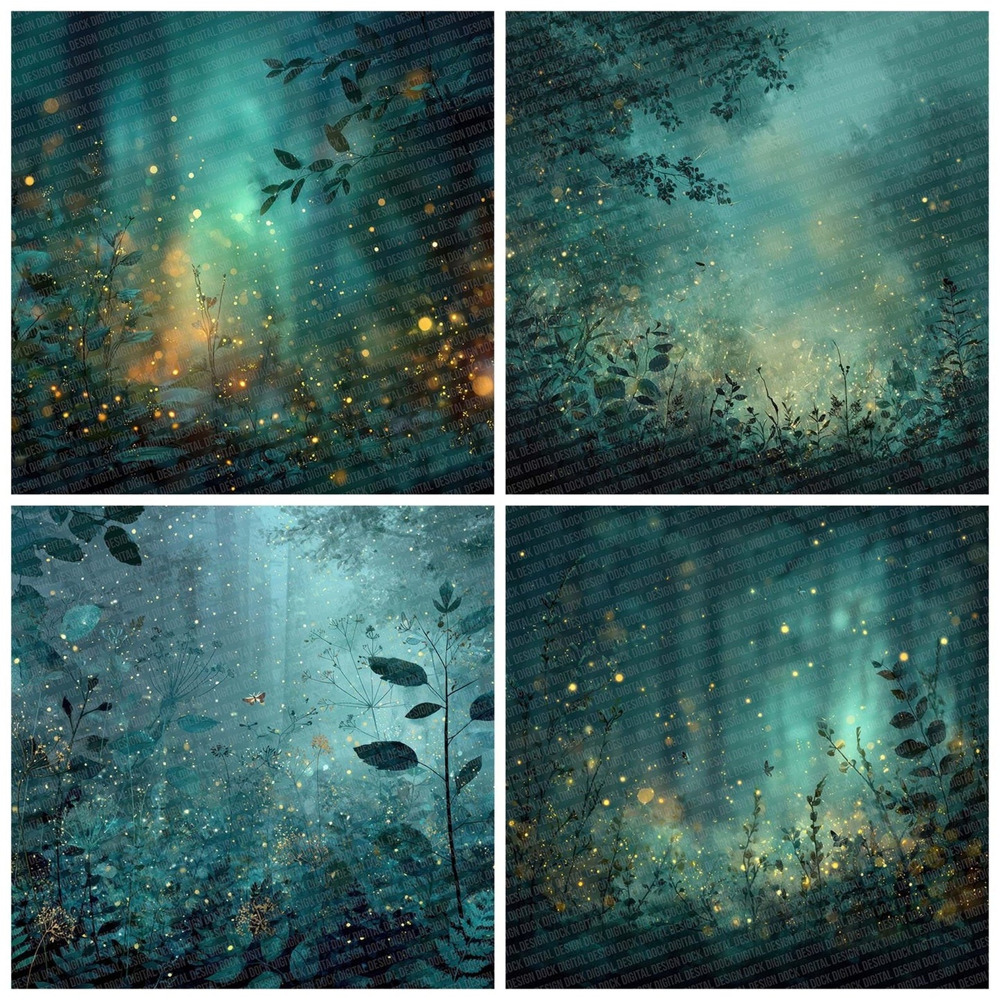 Firefly Forest Digital Paper Pack (DDD001712)