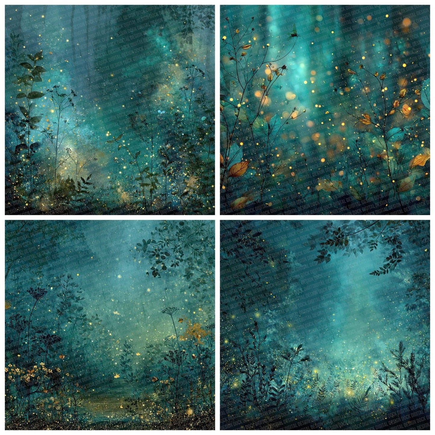 Firefly Forest Digital Paper Pack (DDD001712)