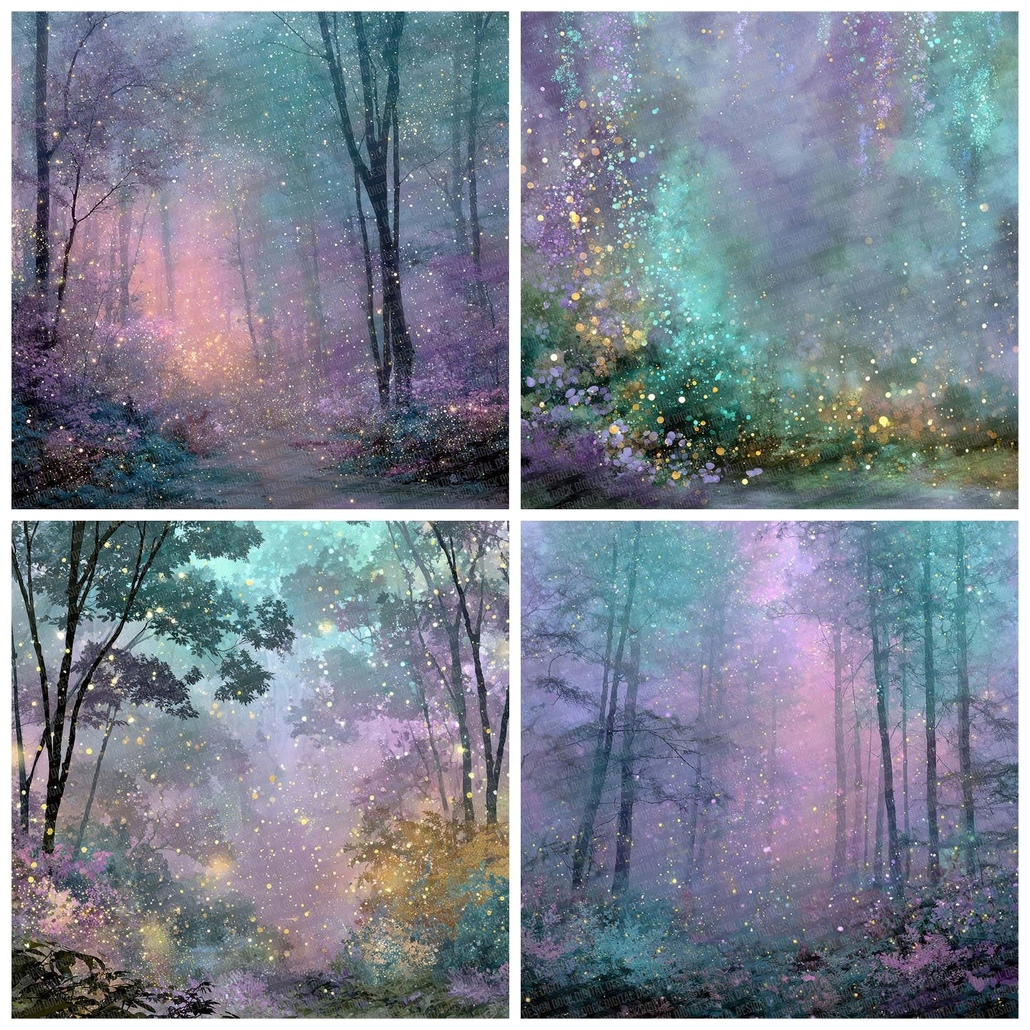 Firefly Forest Light Digital Paper Pack (DDD001713)