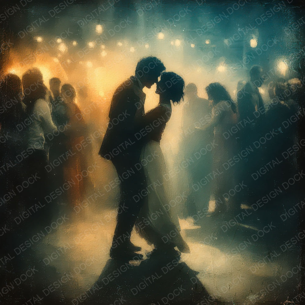 First Dance Silhouette Digital Paper Pack (DDD007950)