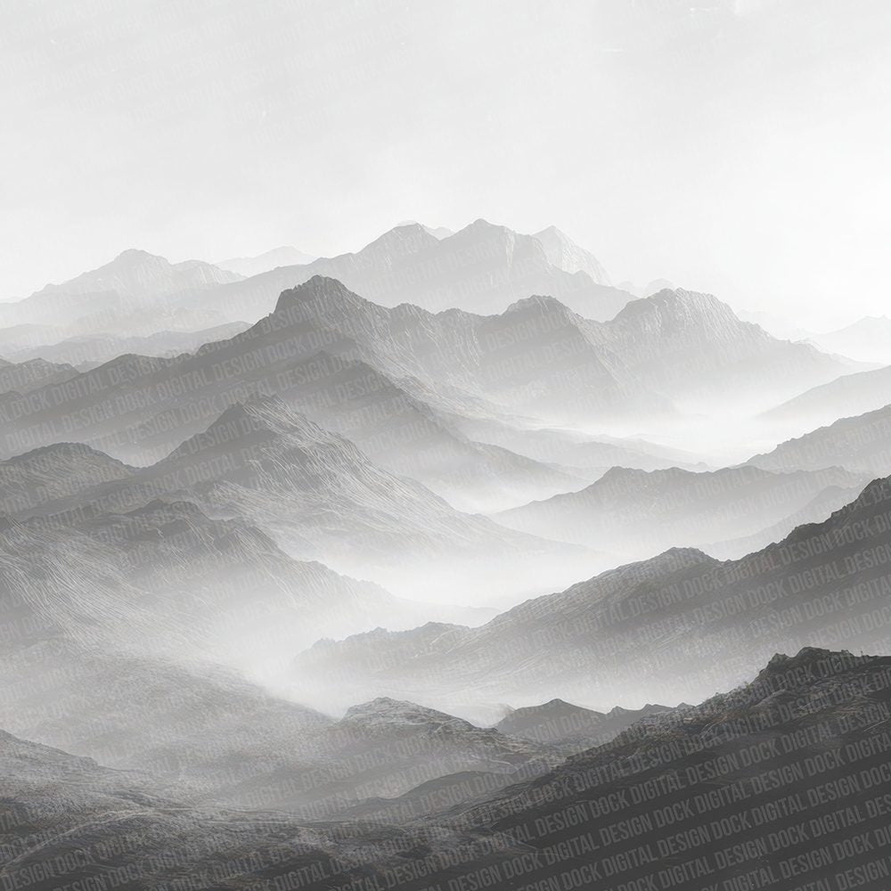 Fog Peak Lines Digital Paper Pack (DDD001748)