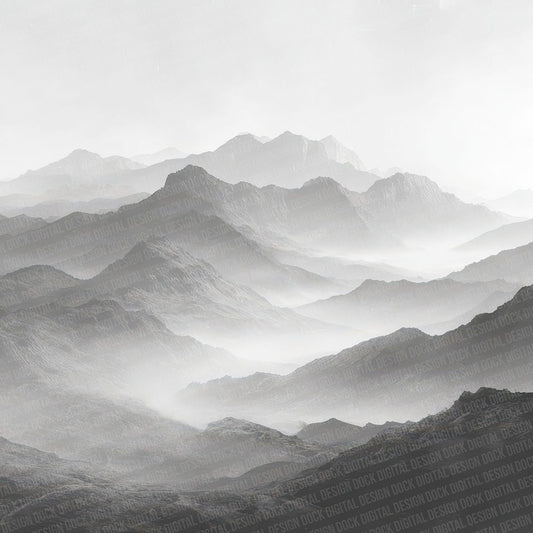 Fog Peak Lines Digital Paper Pack (DDD001748)