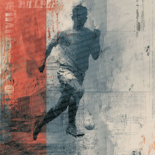 Footballer Blueprint Digital Paper Pack (DDD001766)