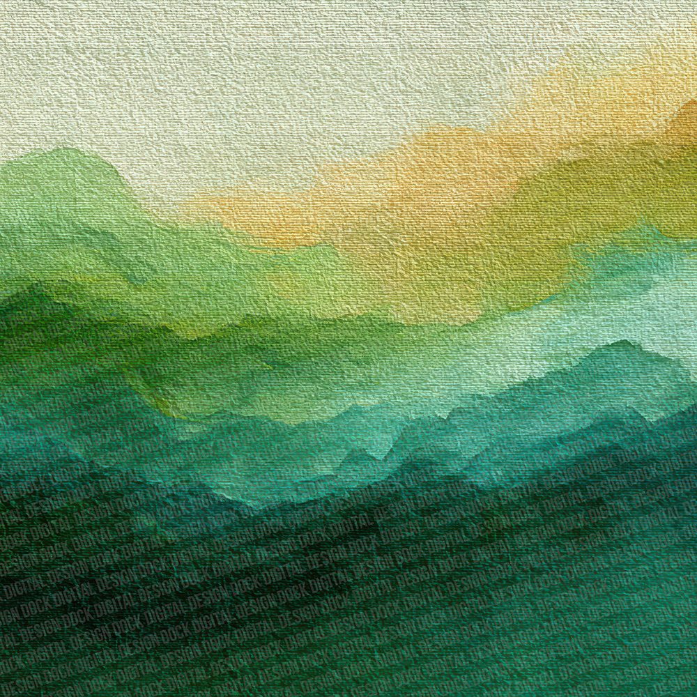 Forest Pistachio Flow Digital Paper Pack (DDD001778)