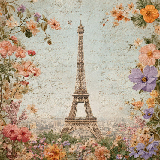 France Charm Paris Antique Digital Paper Pack (DDD007770)