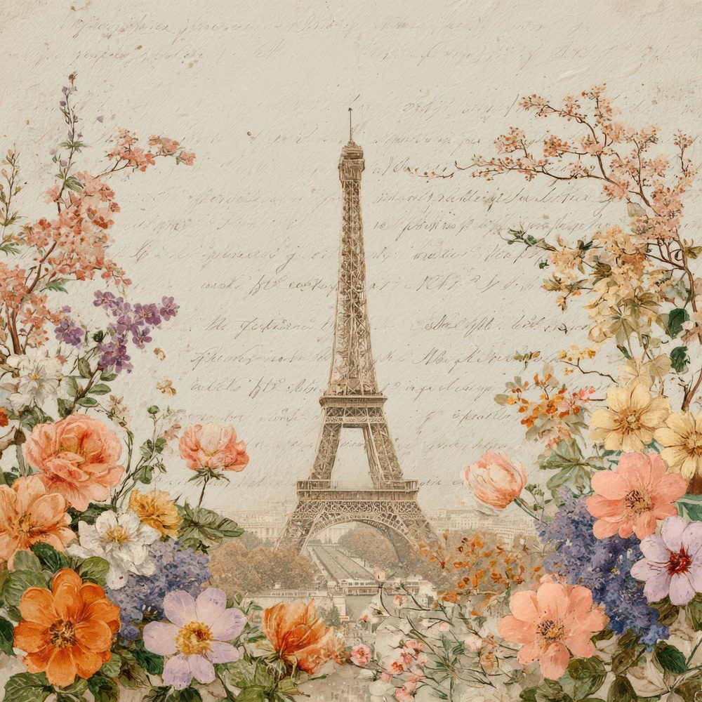 France Charm Paris Antique Digital Paper Pack (DDD007770)