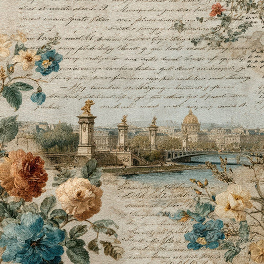 France Charm Pont Alexandre Digital Paper Pack (DDD007794)