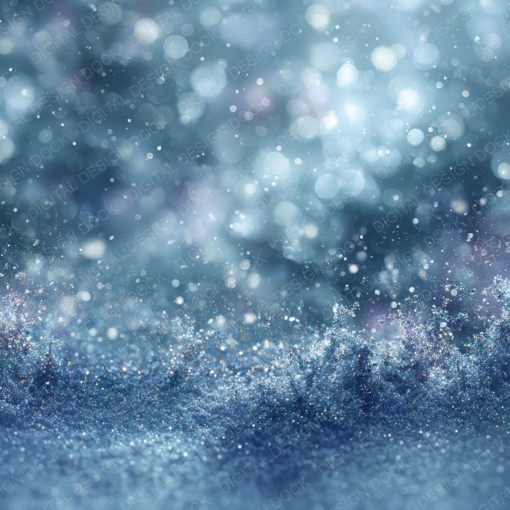 Frost Glow Winter Background Digital Paper Pack (DDD007651)