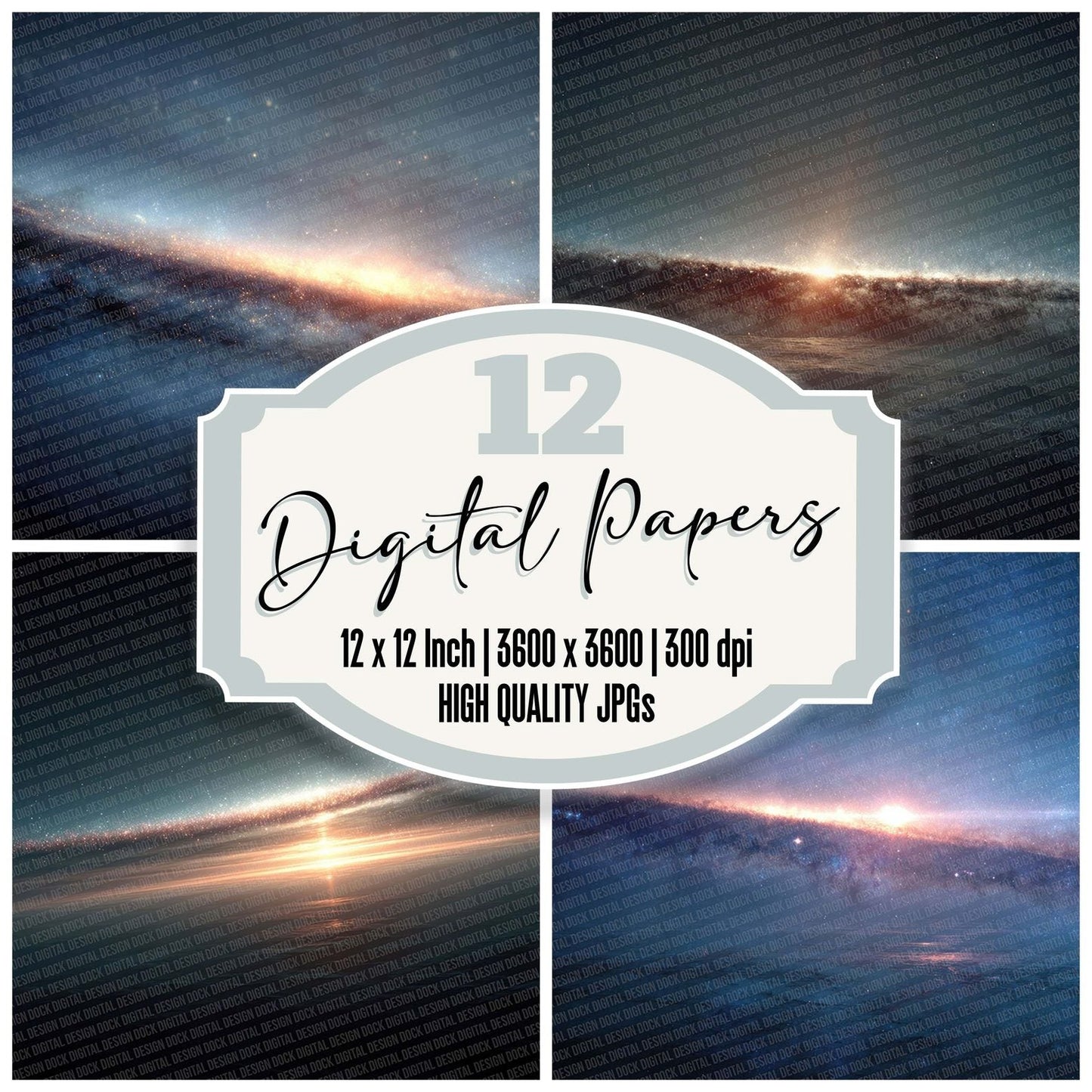 Galactic Horizon Light Digital Paper Pack (DDD001830)