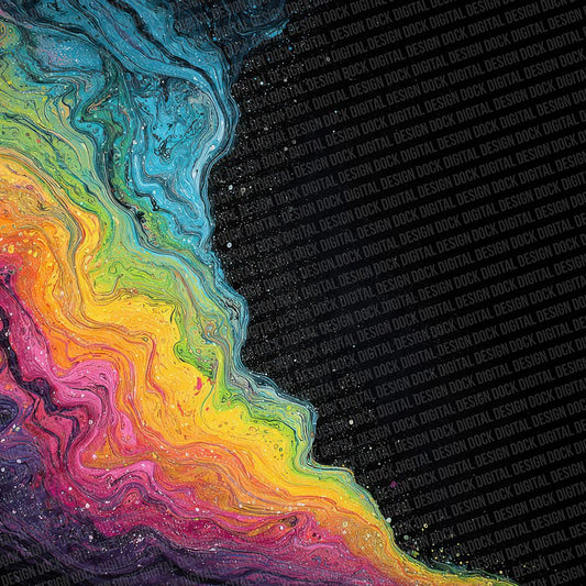 Galaxy Paint Flow Digital Paper Pack (DDD001833)