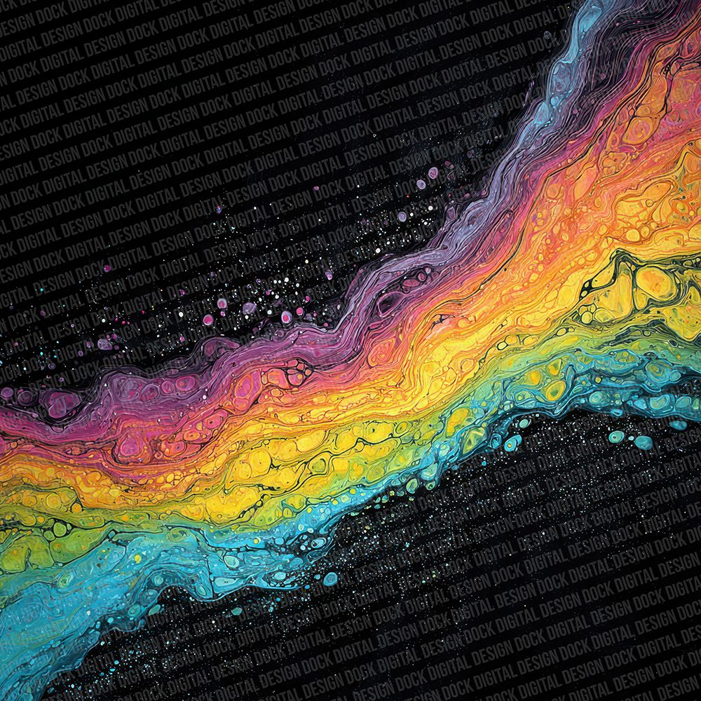 Galaxy Paint Flow Digital Paper Pack (DDD001833)