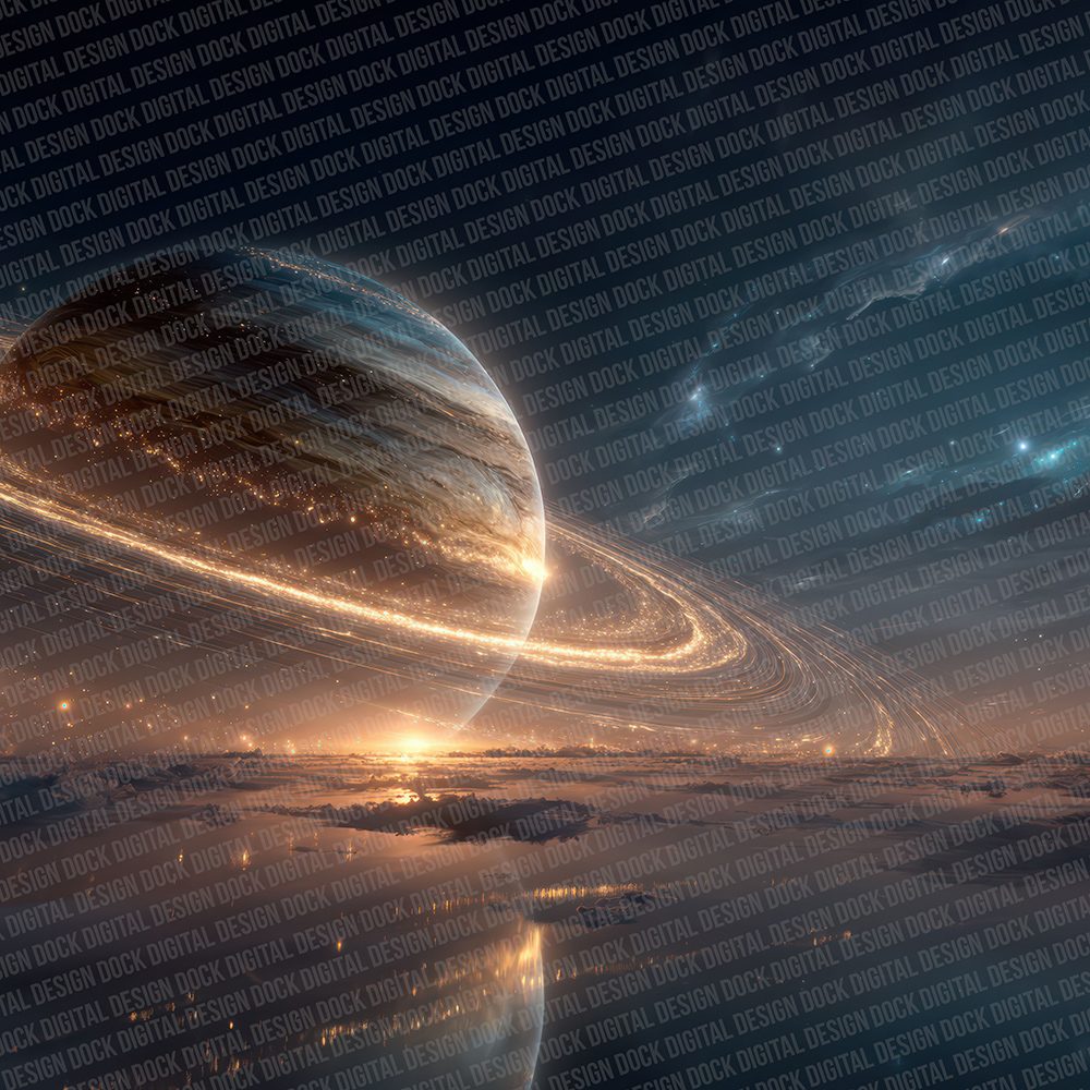 Gas Giant Glow Digital Paper Pack (DDD001837)