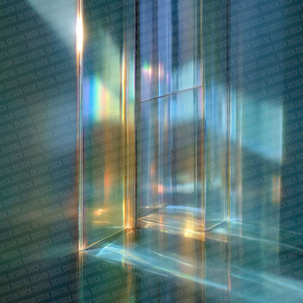 Glass Facade Distortion Digital Paper Pack (DDD001863)