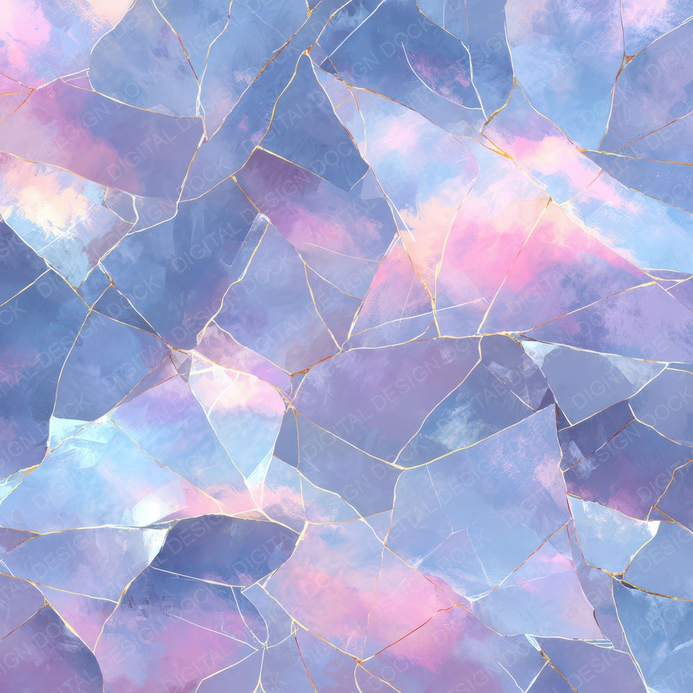 Glass Watercolor Clash Digital Paper Pack (DDD008776)