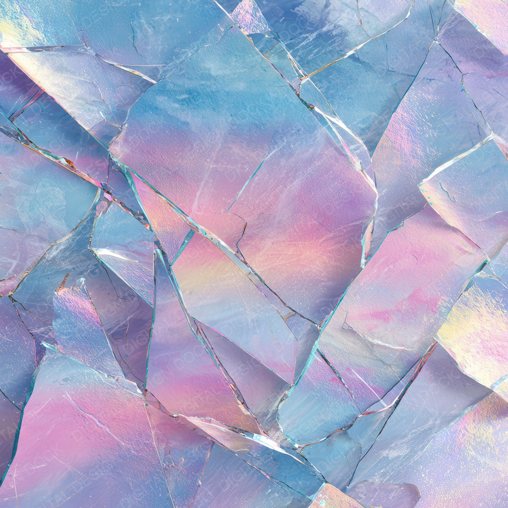 Glass Watercolor Clash Digital Paper Pack (DDD008776)