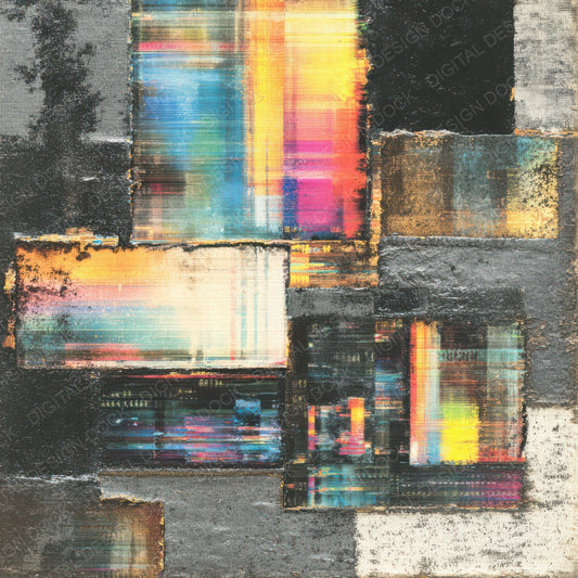 Glitch Data Paper Digital Paper Pack (DDD007975)