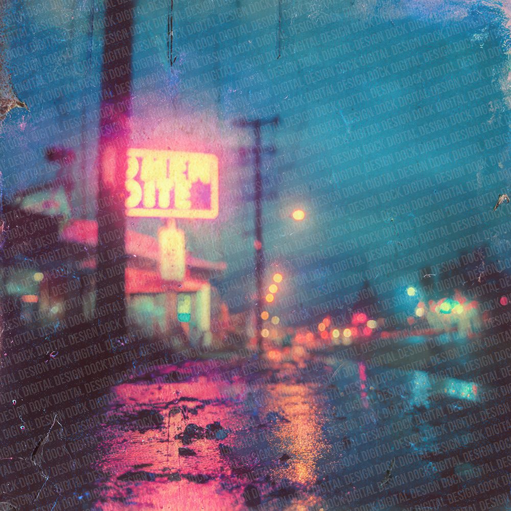 Glitch Diner Bleed Digital Paper Pack (DDD001870)