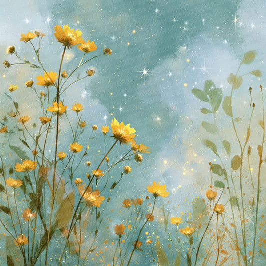 Golden Meadow Sparkle Digital Paper Pack (DDD001900)