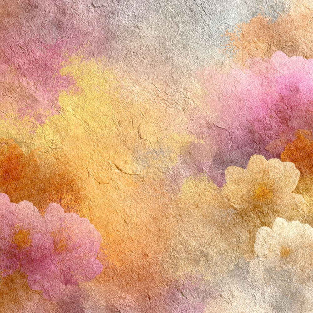 Golden Watercolour Wash Rainbow Digital Paper Pack (DDD001903)