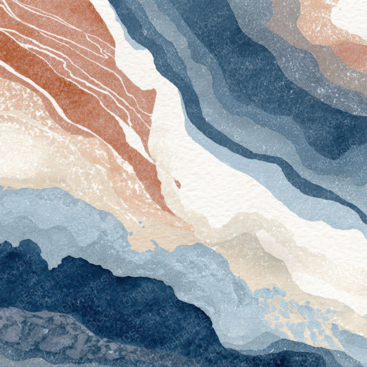 Gouache Wash Texture Digital Paper Pack (DDD008434)