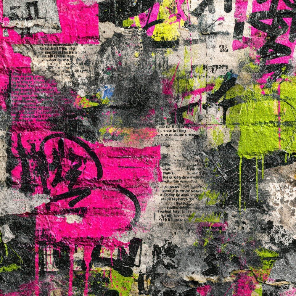 Graffiti Poster Wall Digital Paper Pack (DDD008194)