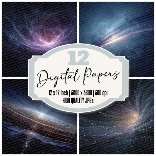Gravitational Void Digital Paper Pack (DDD001936)