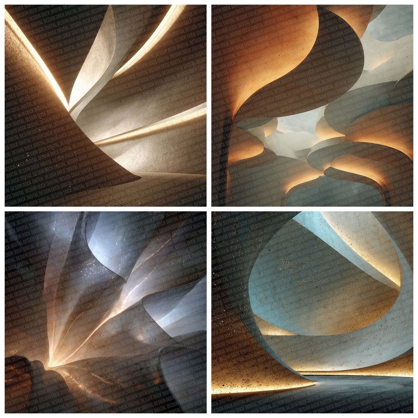 Habitation Shell Surface Digital Paper Pack (DDD001964)