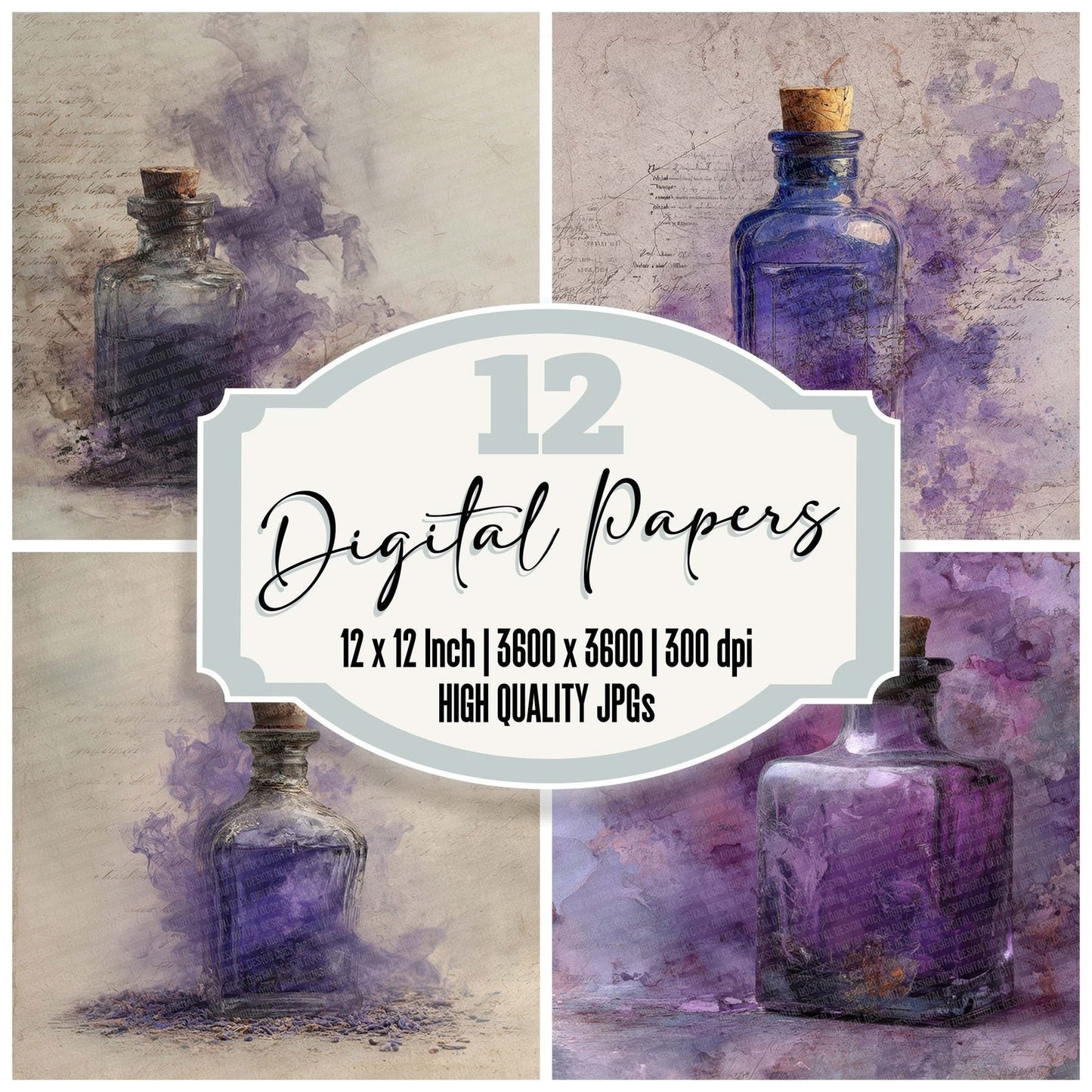 Halloween Potion Mist Digital Paper Pack (DDD001983)