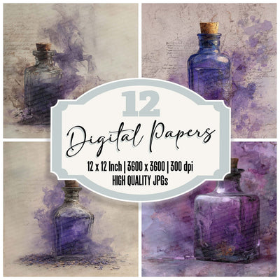 Halloween Potion Mist Digital Paper Pack (DDD001983)