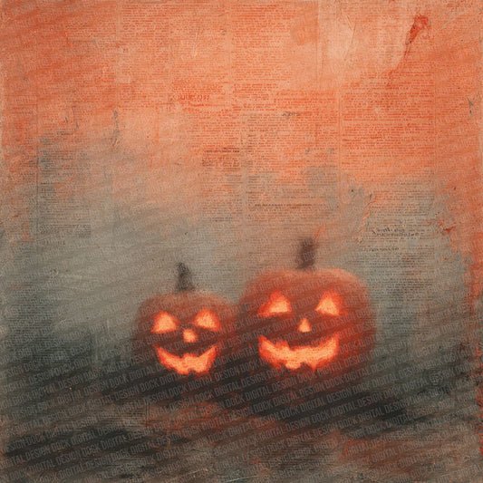 Halloween Pumpkin Stack Digital Paper Pack (DDD001985)