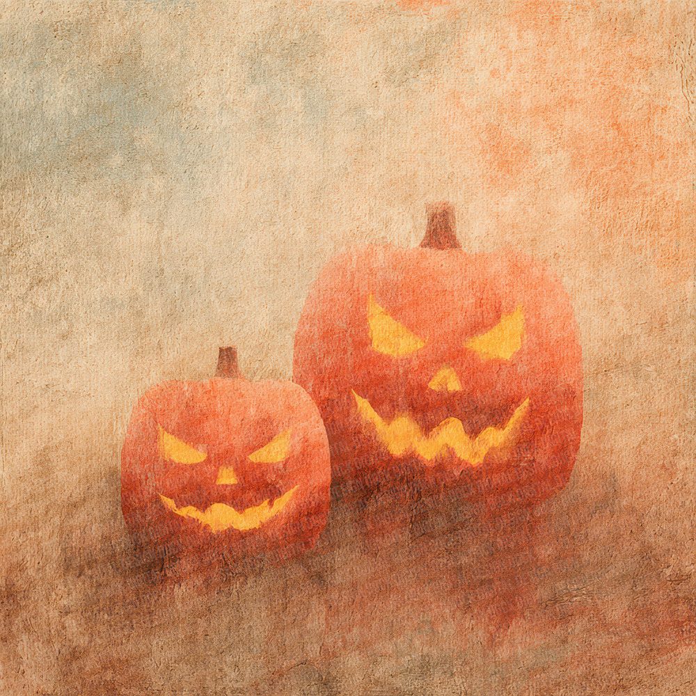 Halloween Pumpkin Stack Digital Paper Pack (DDD001985)