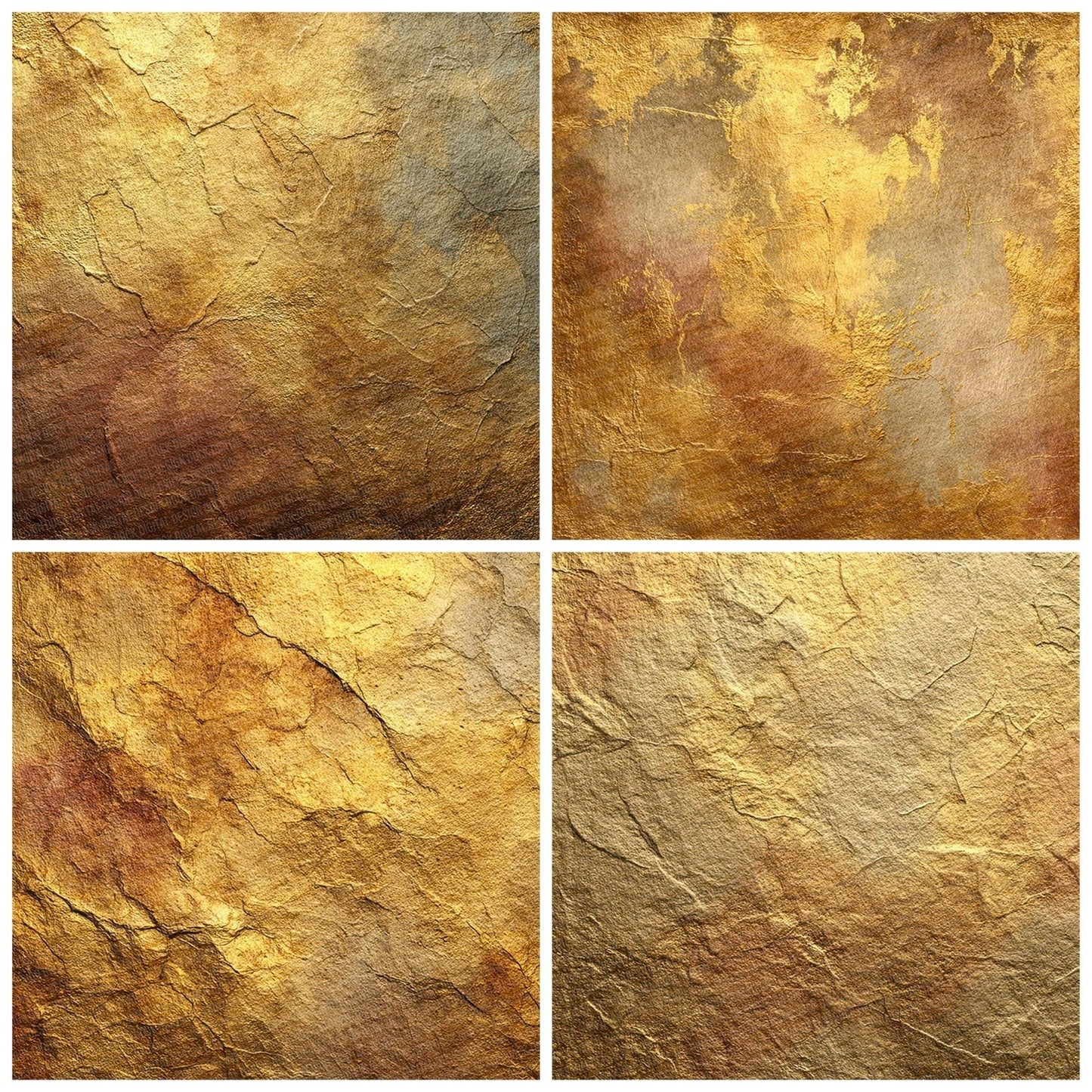 Hammered Gold Glow Digital Paper Pack (DDD001989)