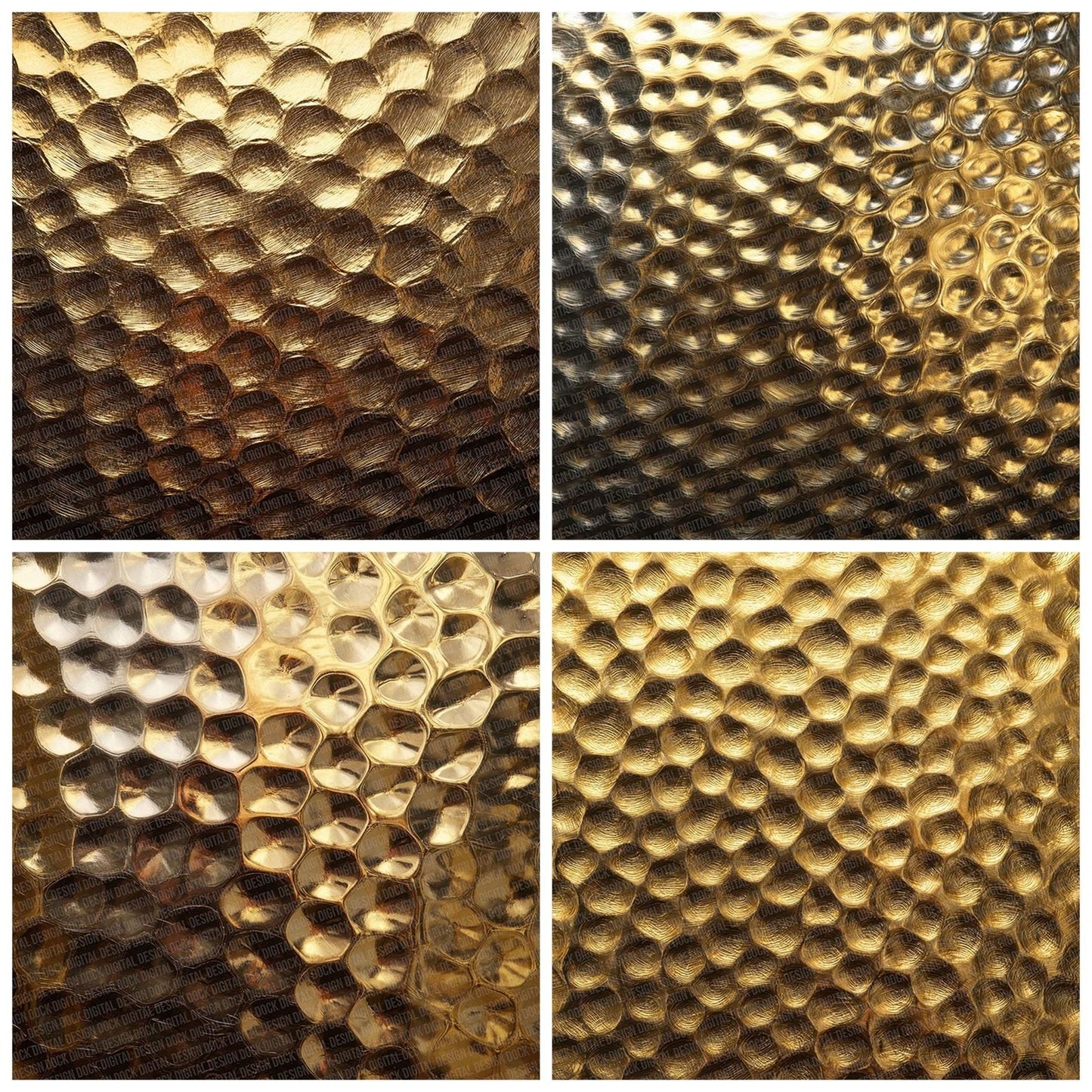 Hammered Gold Texture Digital Paper Pack (DDD001990)