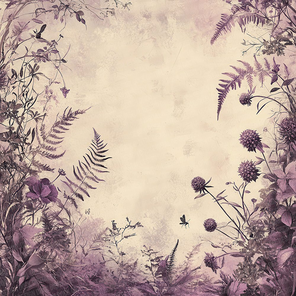 Haunted Thistle Frame Digital Paper Pack (DDD001997)