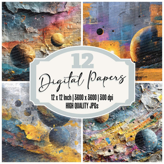 Headline Earth Drift Digital Paper Pack (DDD002000)