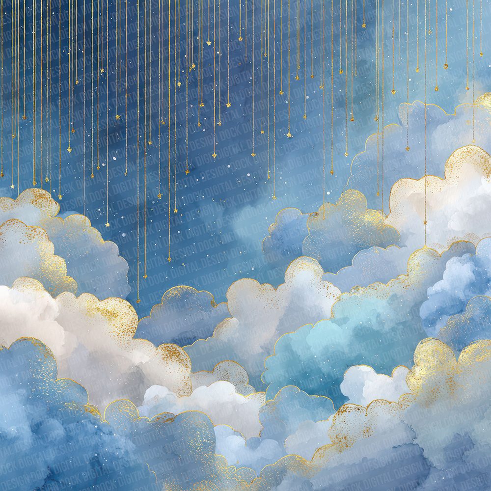 Heavenlight Script Fade Digital Paper Pack (DDD002005)