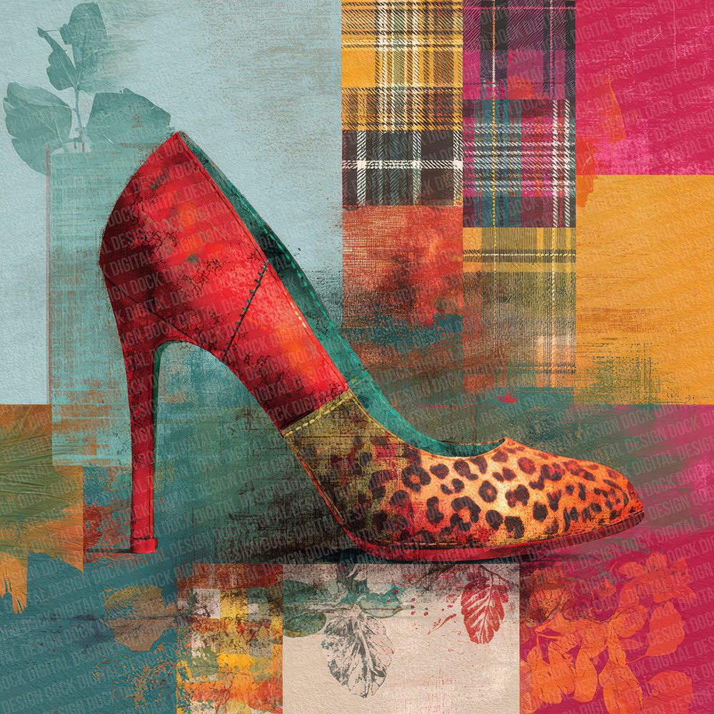 Heel Clash Patch Digital Paper Pack (DDD002006)