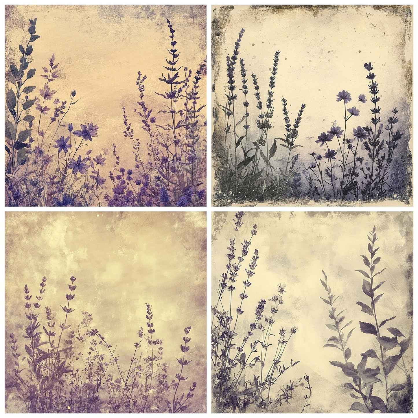 Herbal Mystic Frame Digital Paper Pack (DDD002009)