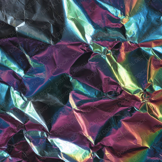 Holographic Foil Crinkle Digital Paper Pack (DDD008073)
