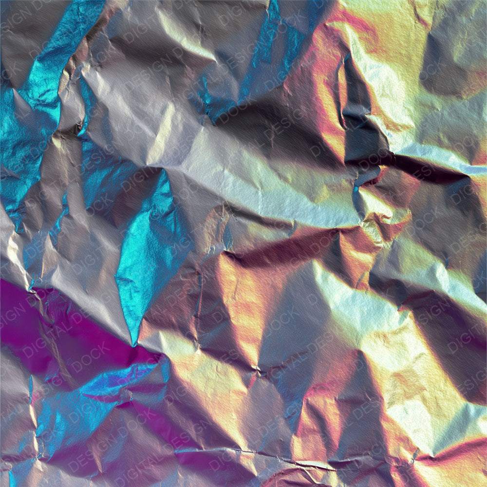 Holographic Foil Crinkle Digital Paper Pack (DDD008073)