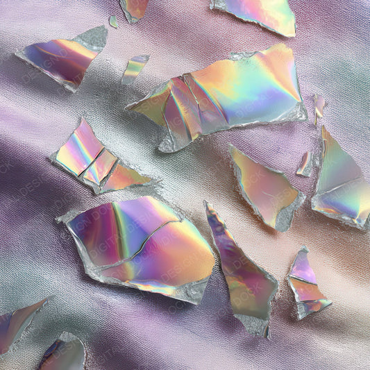 Holographic Watercolor Digital Paper Pack (DDD008780)