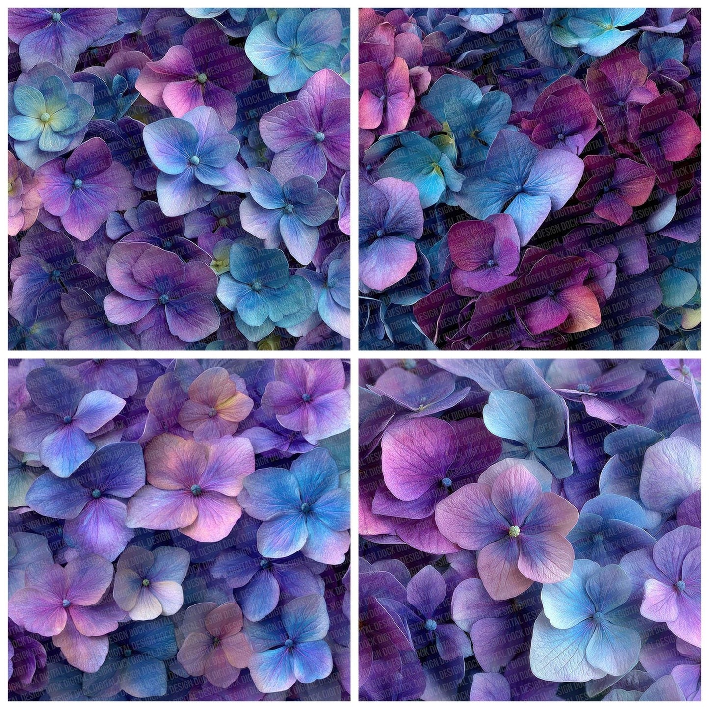 Hydrangea Overhead Fill Digital Paper Pack (DDD002047)