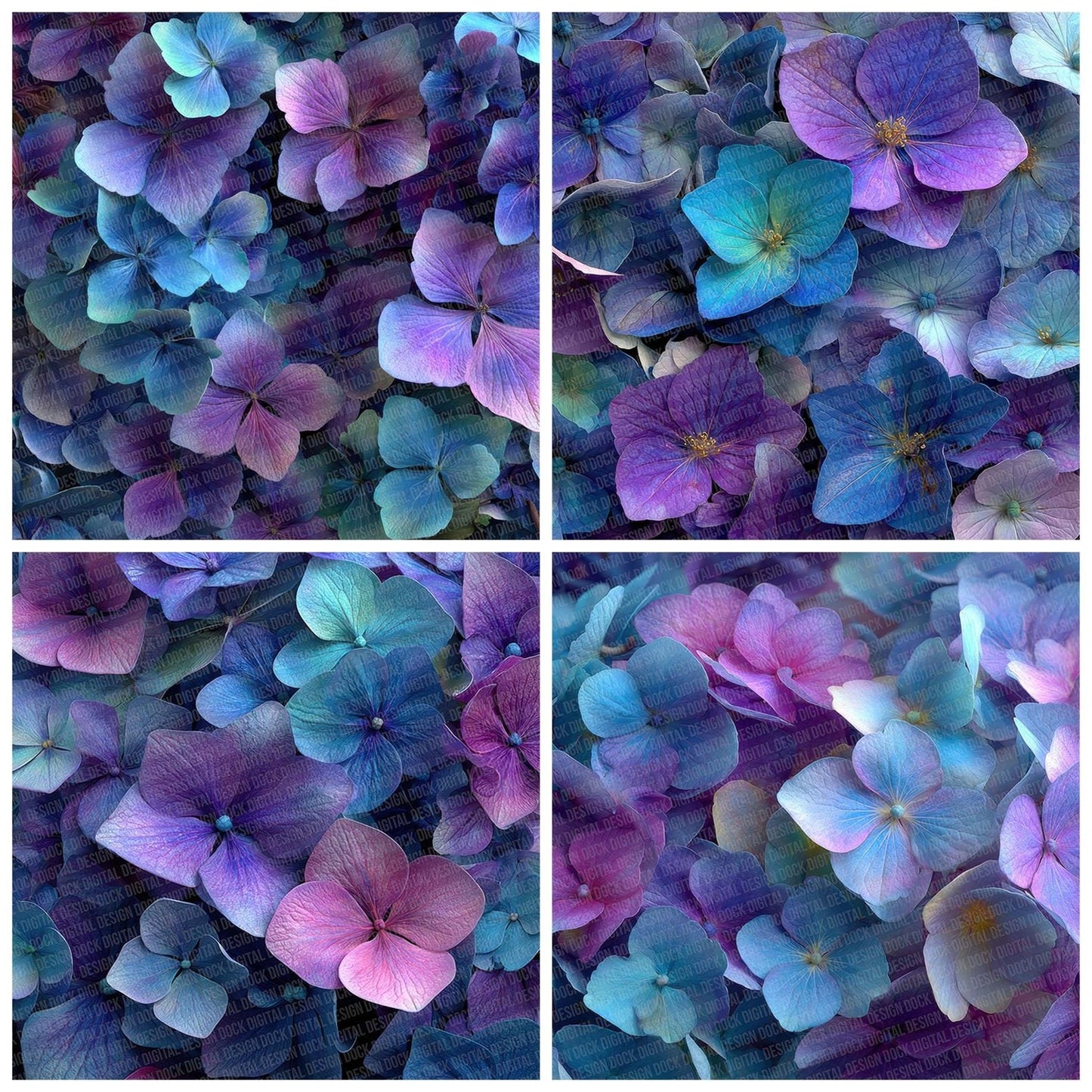 Hydrangea Overhead Fill Digital Paper Pack (DDD002047)